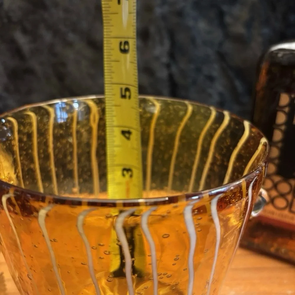 Vintage Murano Venini for Disaronno hand-blown art glass ice bucket Circa 1960’s
